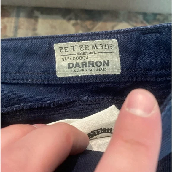 Men's Blue Jeans - Picture 3 of 5